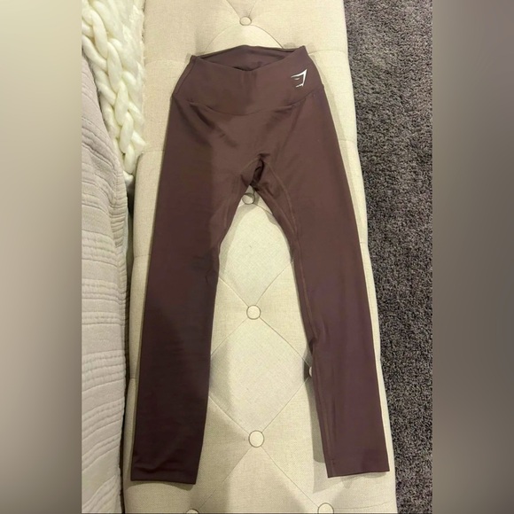 GYMSHARK brown capri leggings - Picture 2 of 4